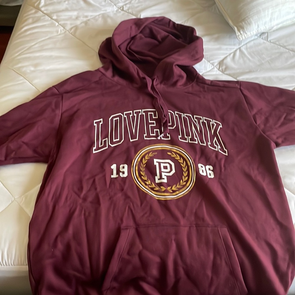 Burgundy PINK hoodie